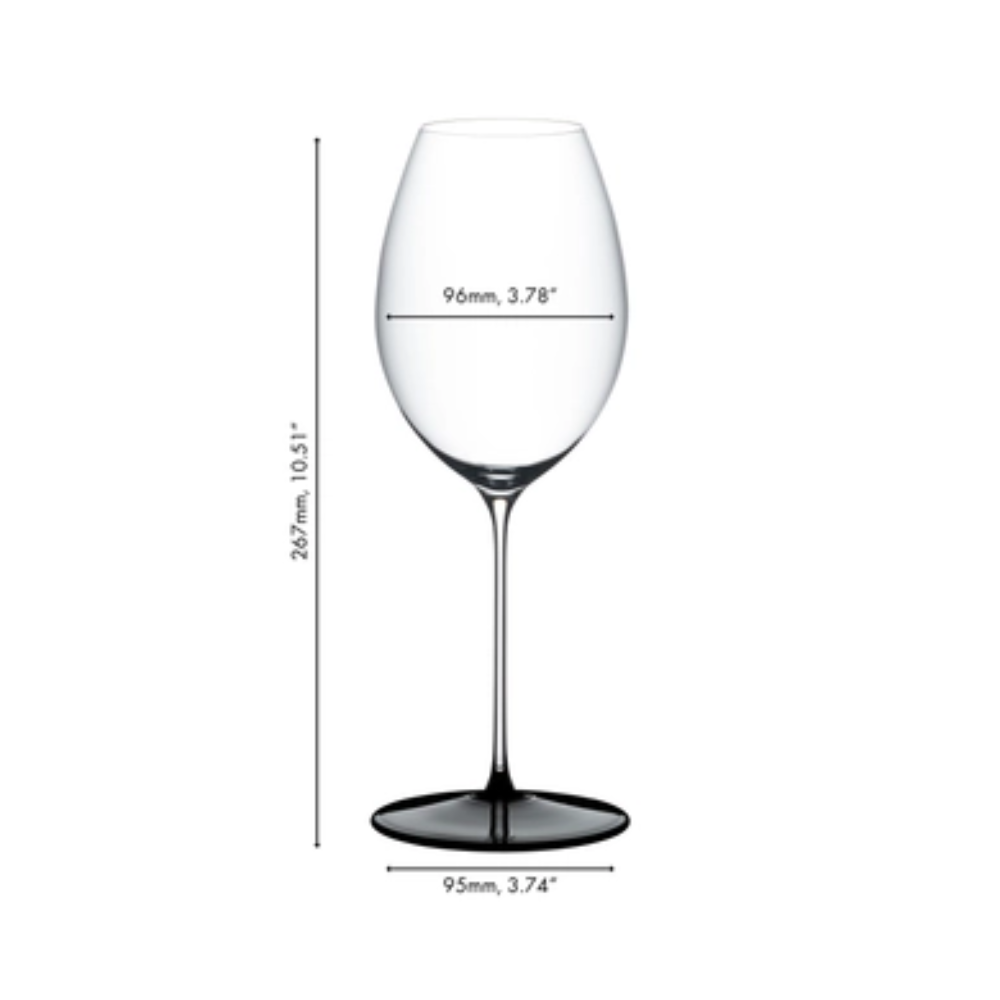 RIEDEL COPA FATTO A MANO BASE NEGRA SYRAH