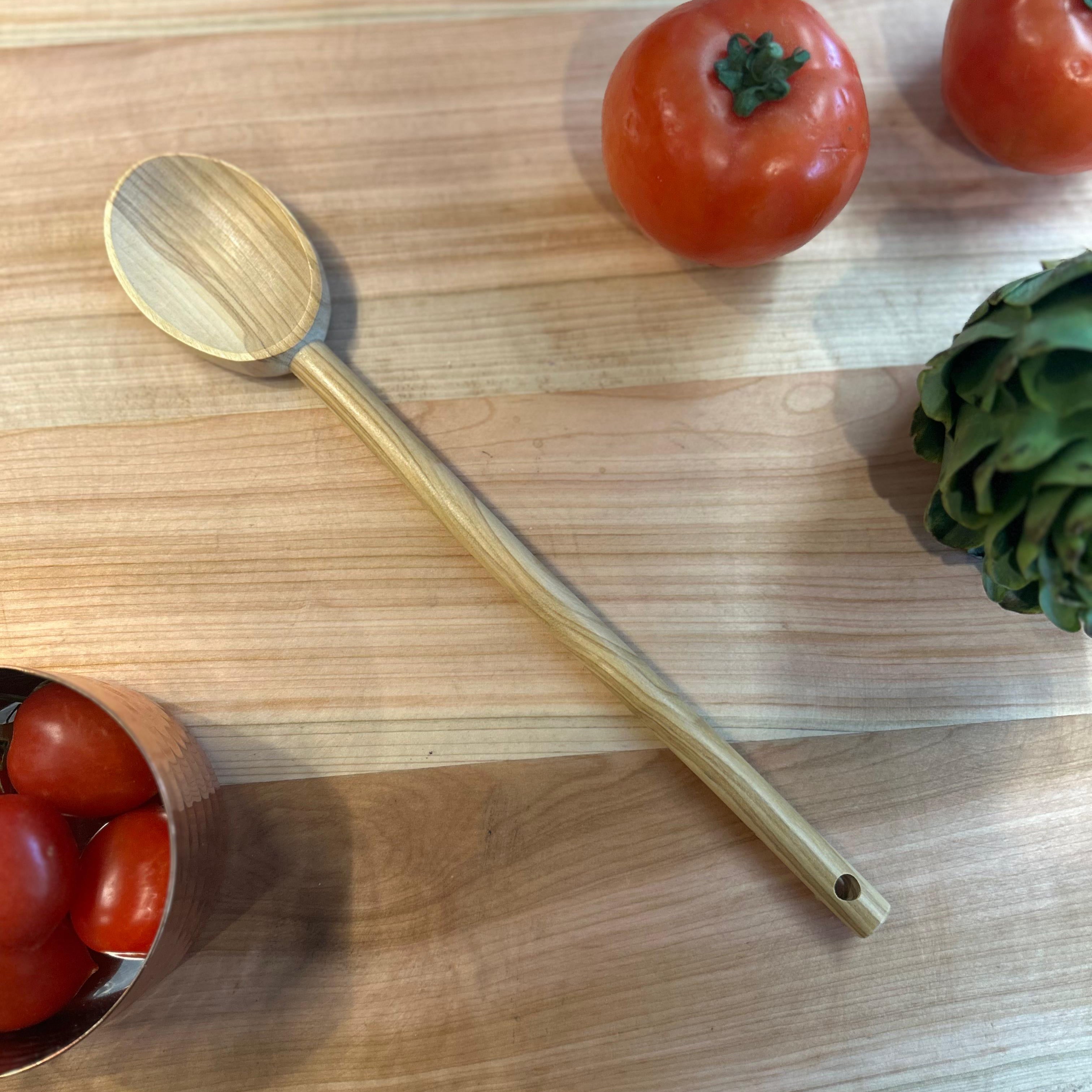 LAGUIOLE CUCHARA DE PALO MADERA OLIVO 30cm.