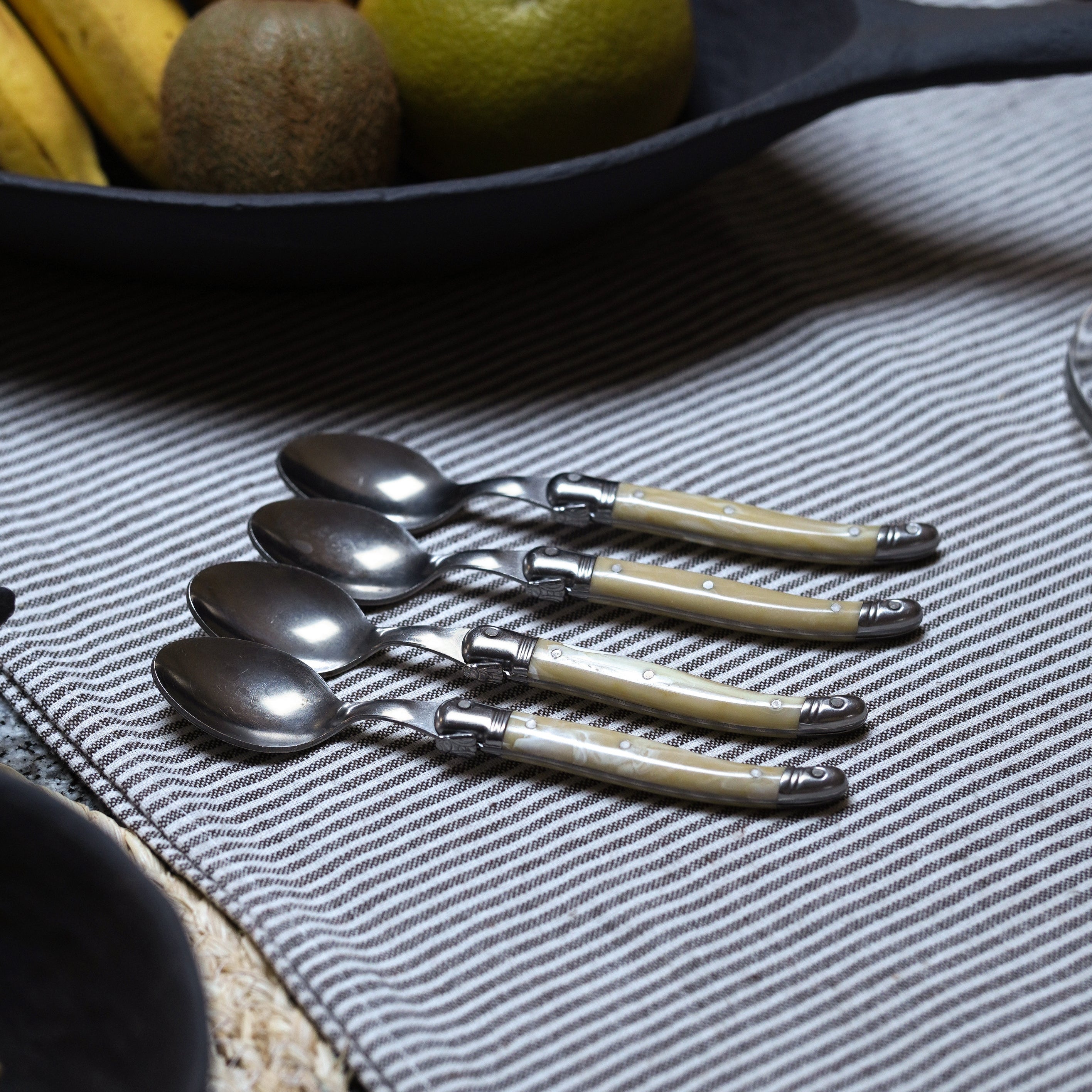 LAGUIOLE SET 4 CUCHARAS MOKA