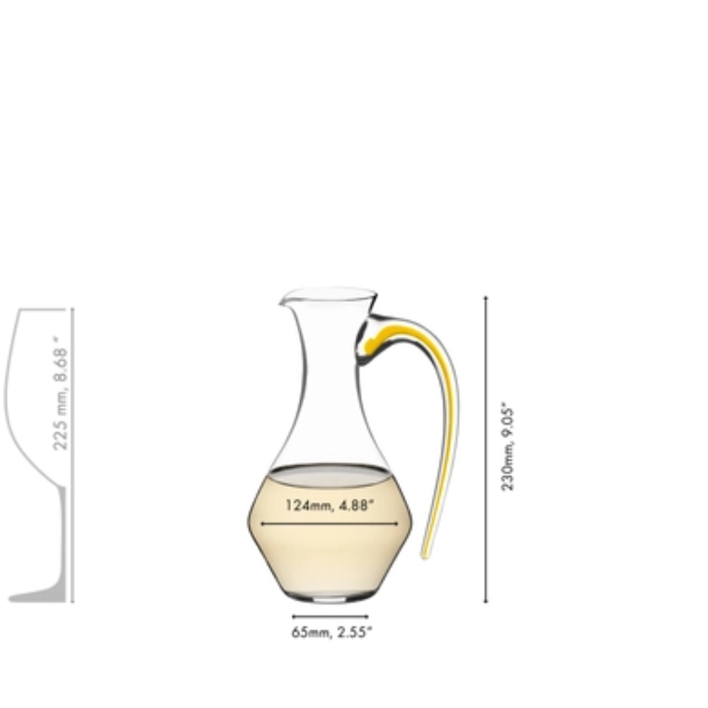 RIEDEL DECANTADOR FATTO A MANO AMARILLO