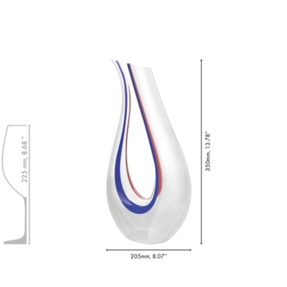 RIEDEL DECANTADOR AMADEO BLANCO,AZUL Y ROJO