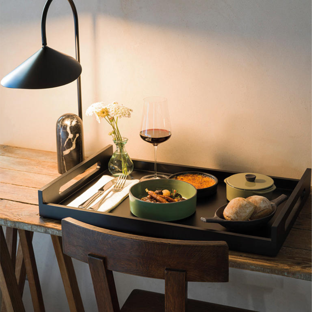 REVOL YLI PLATO BOWL 16cm. - Negro Mate