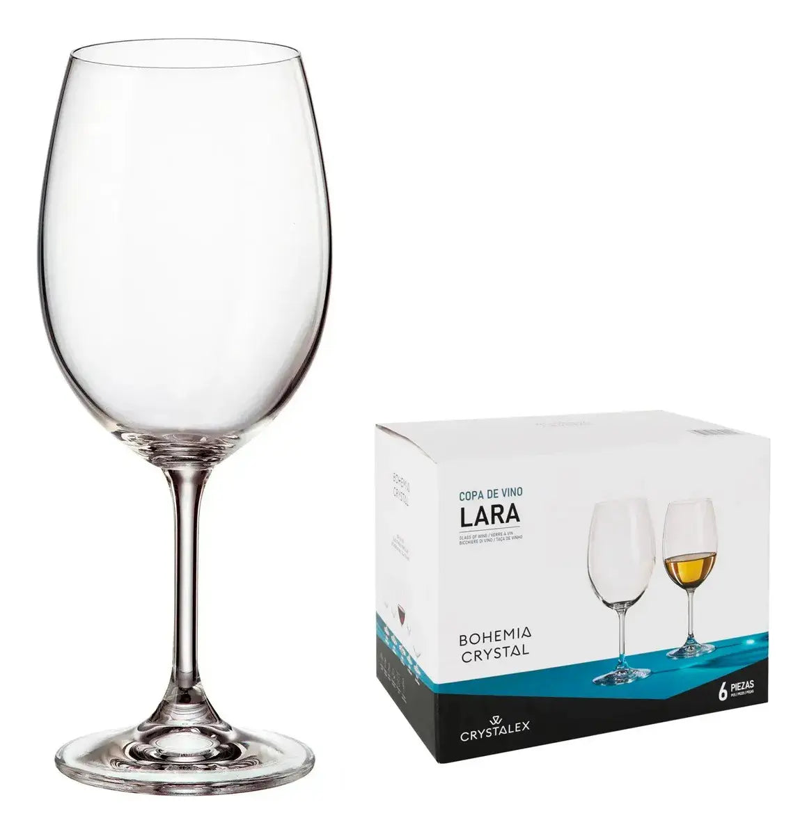 Set 6 copas Lara Vino - Crystalex