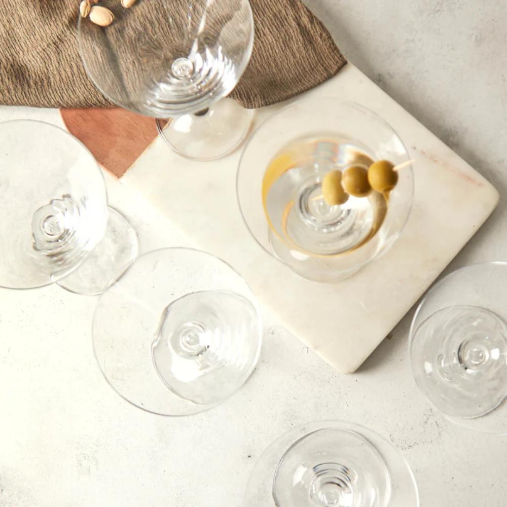 SET 6 COPAS MARTINI LARA CRYSTALEX