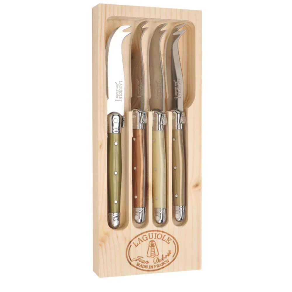 LAGUIOLE SET 4 MINI CUCHILLOS QUESO MINERAL