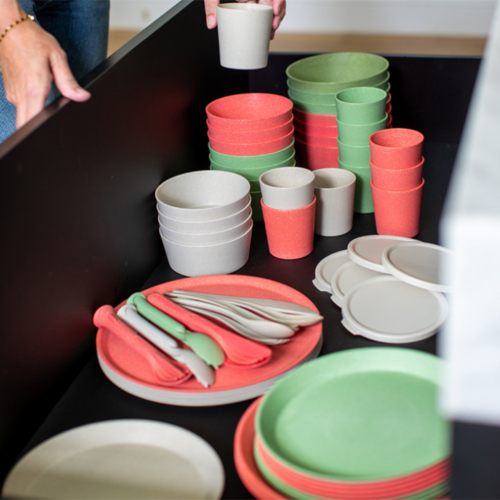 KOZIOL SET 4 PLATOS HONDOS CONNECT