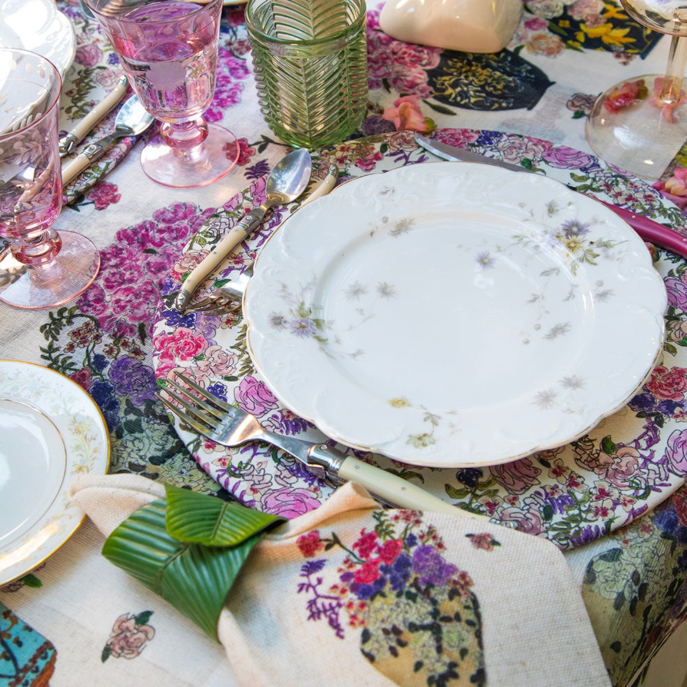 Tuyo Print: Set 4 Servilletas Jarrones / M. Santelices