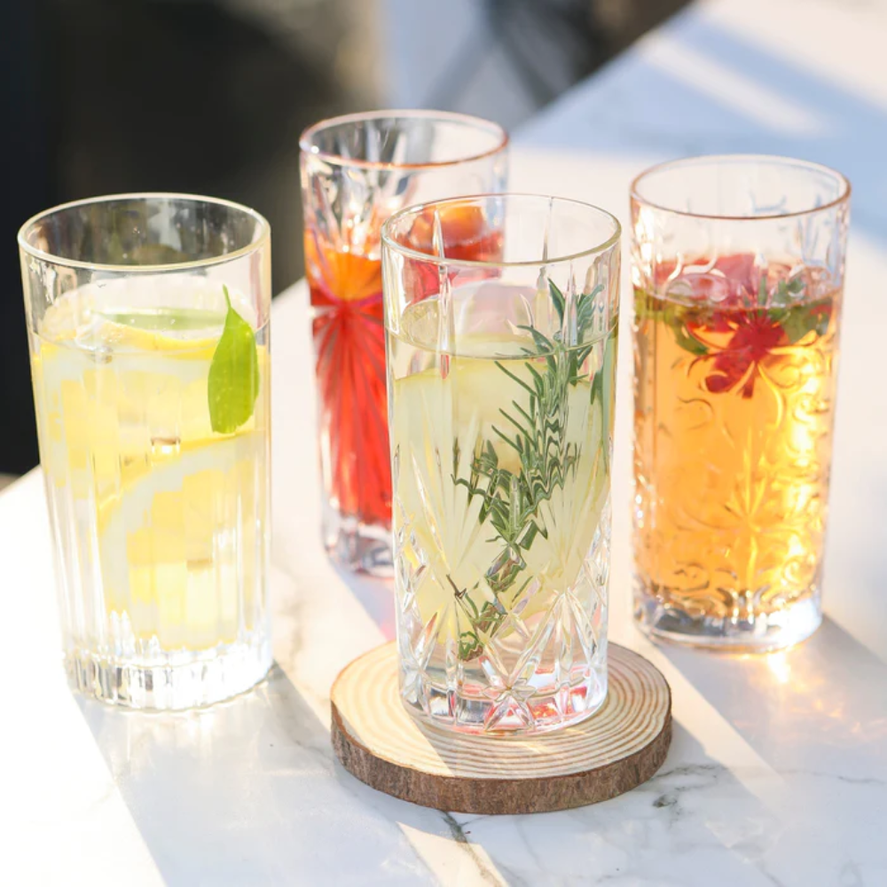 RCR SET 4 VASOS LONGDRINK MIXOLOGY