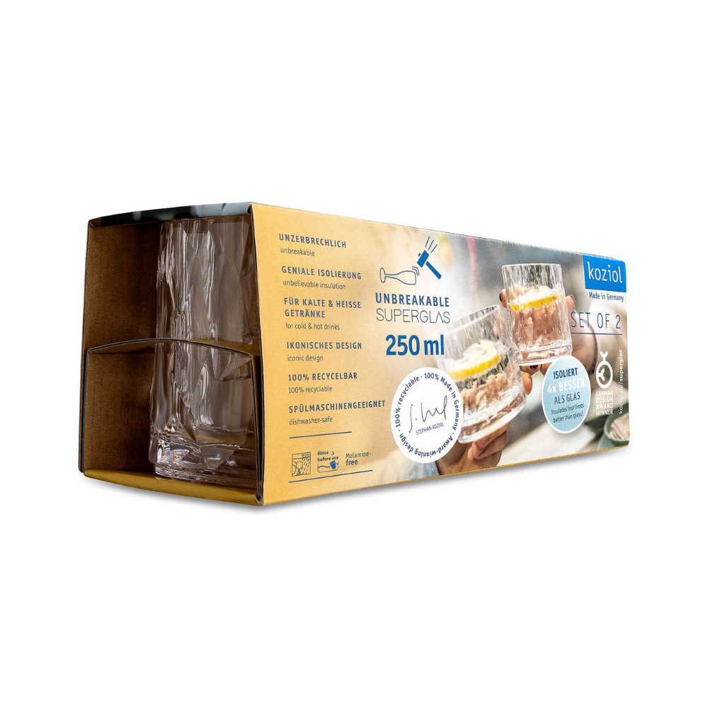 KOZIOL SET 2 VASOS SUPERGLASS N°2