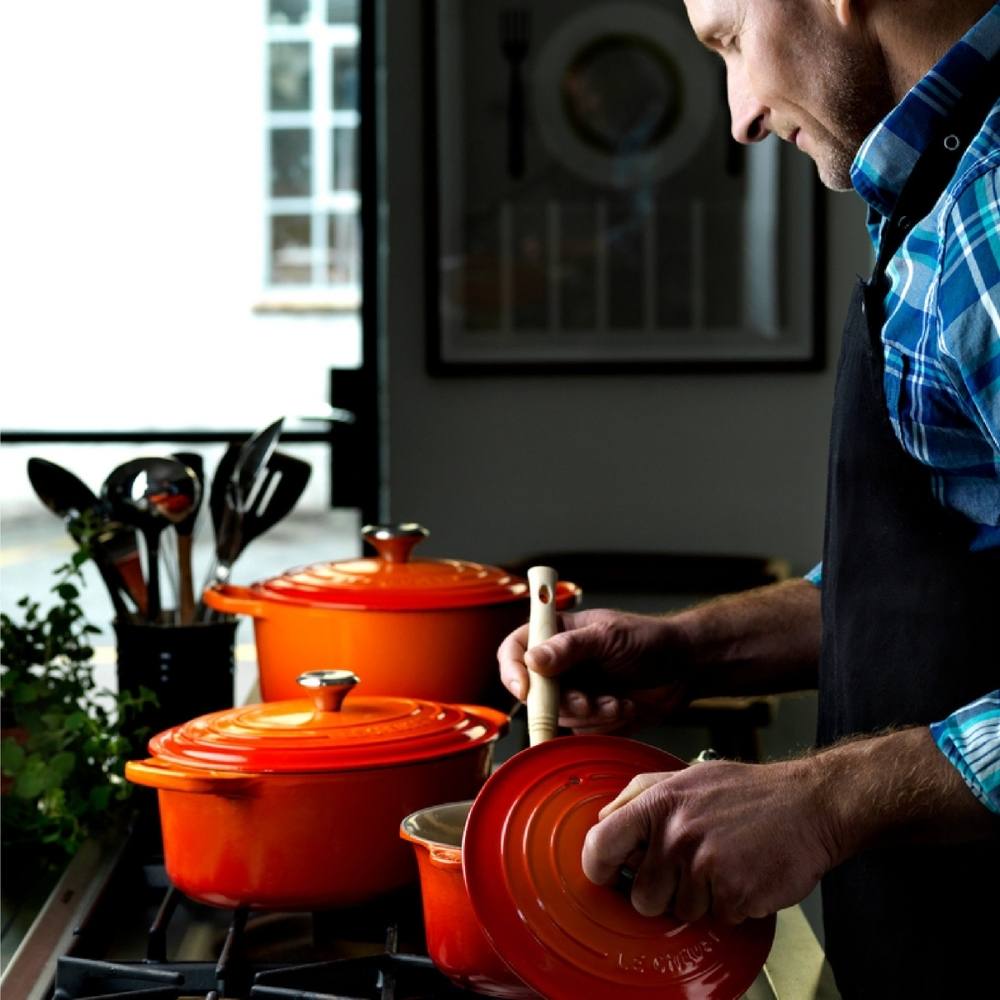 OLLA COCOTTE REDONDA 24cm VOLCÁNICO