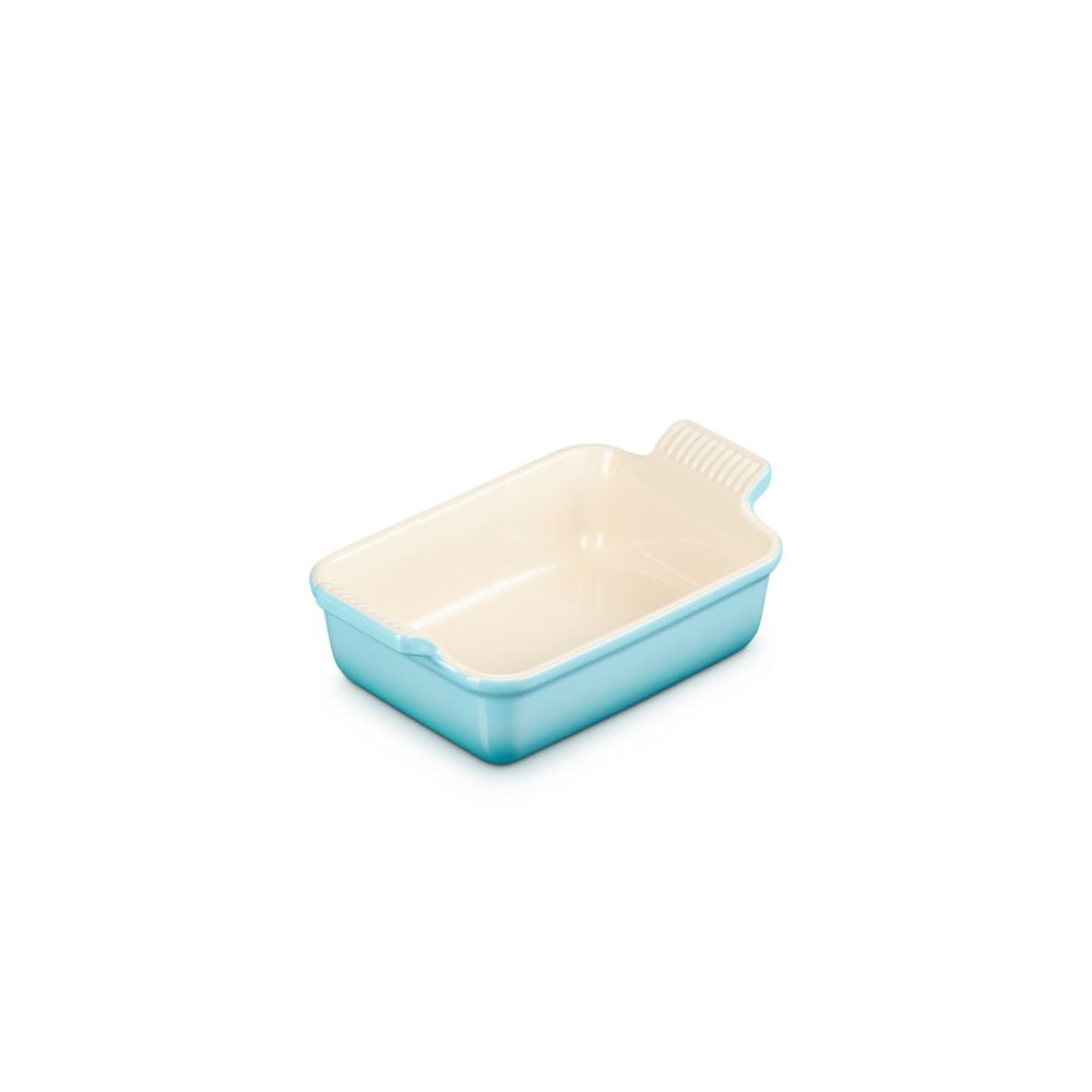 Bandeja Rectangular Heritage 19Cm Azul Caribe