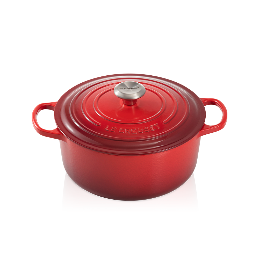 OLLA COCOTTE REONDA 26cm CEREZA