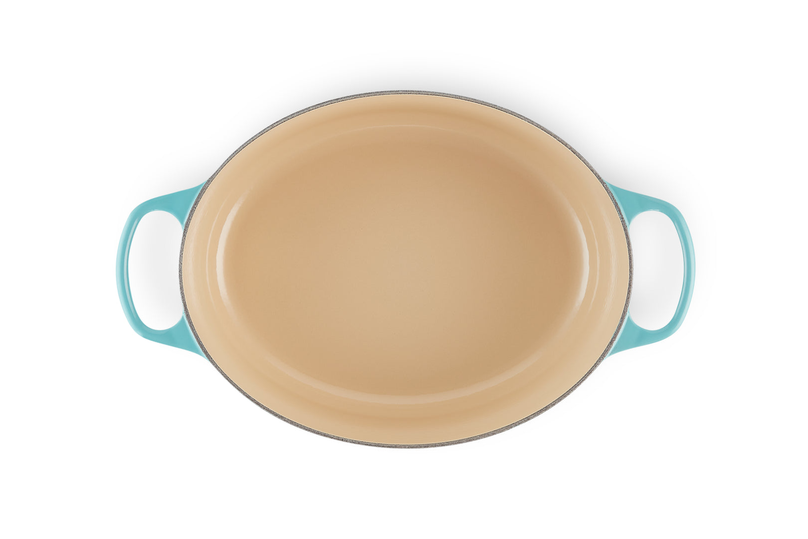 OLLA COCOTTE OVAL 31cm AZUL CARIBE