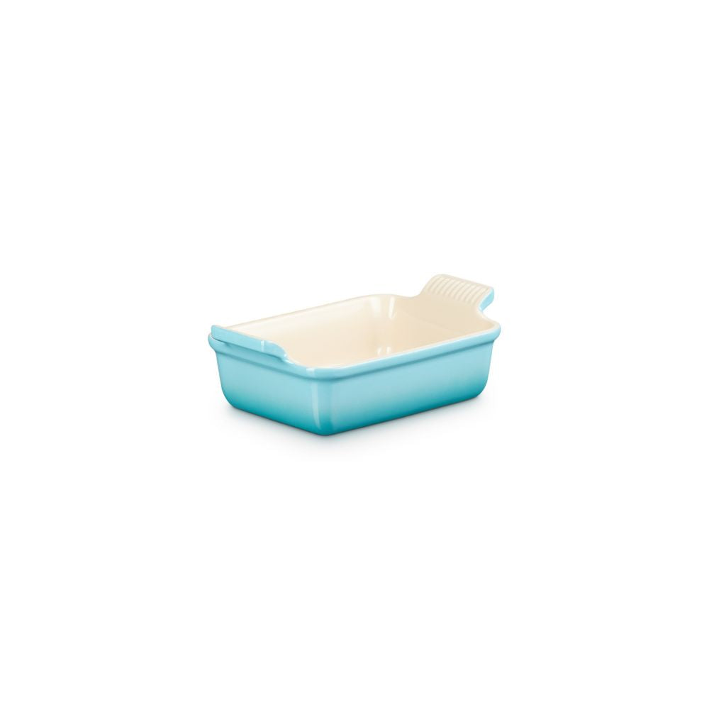 Bandeja Rectangular Heritage 19Cm Azul Caribe