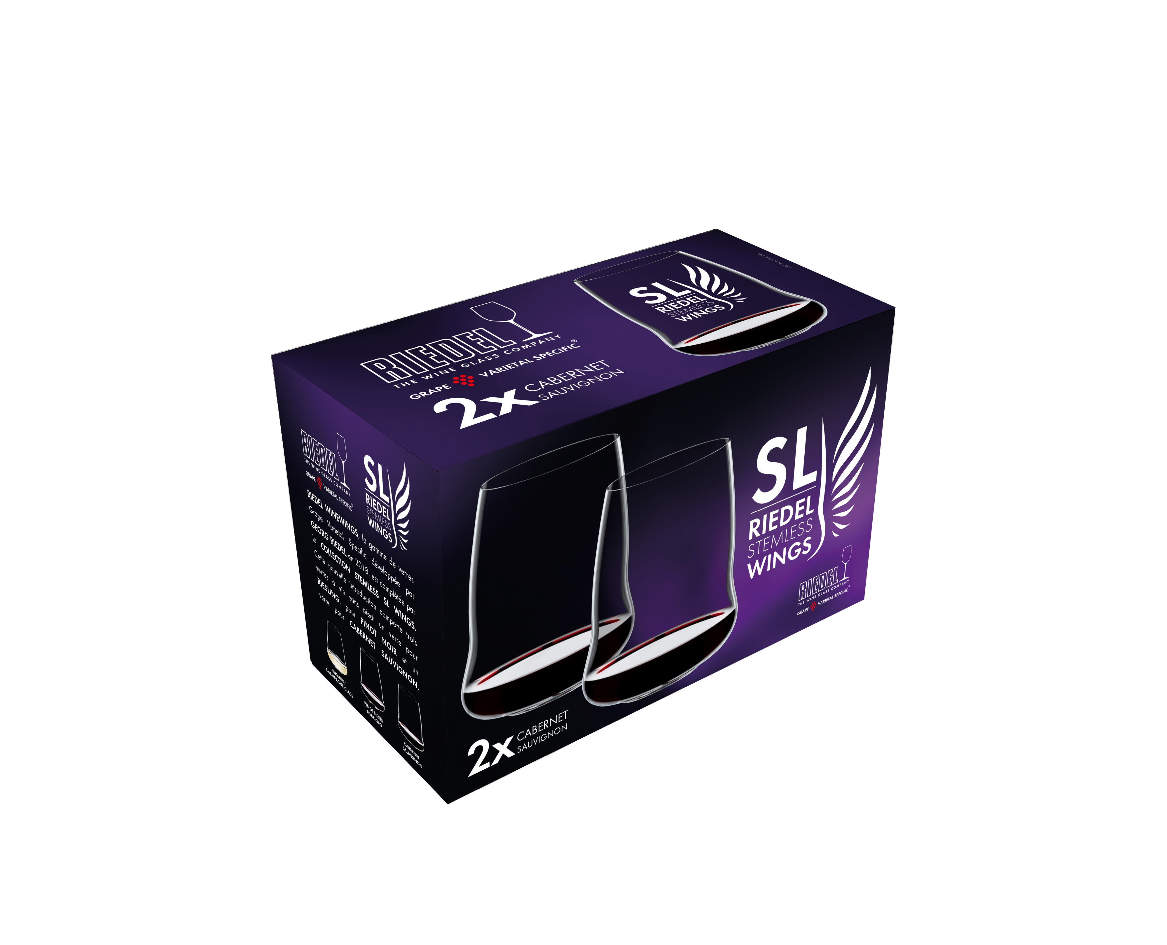 RIEDEL SET 2 COPAS WINEWINGS STEMLESS CABERNET SAUVIGNON