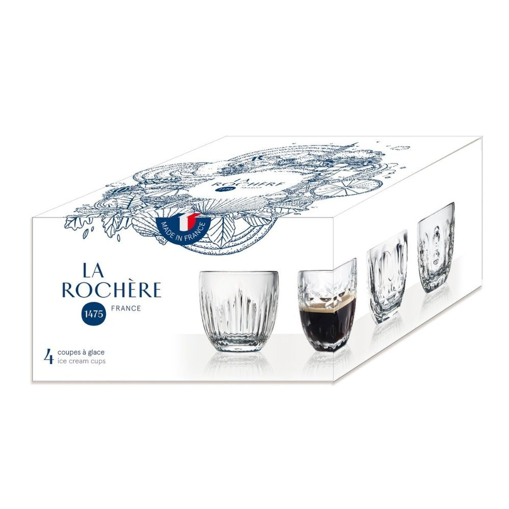 SET 4 VASOS CAPUCCINO TROQUET