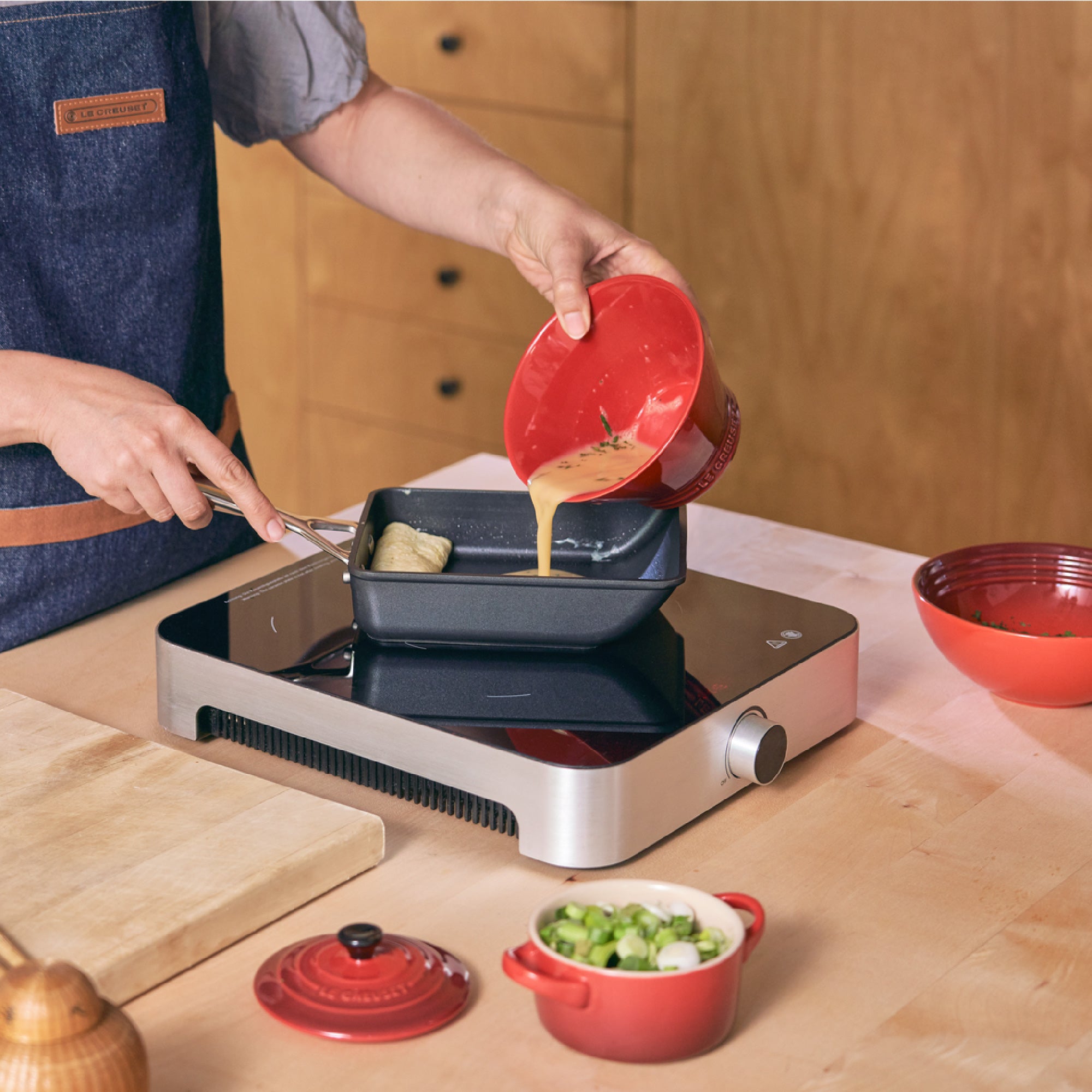 MINI OLLITA COCOTTE REDONDA 10cm CEREZA