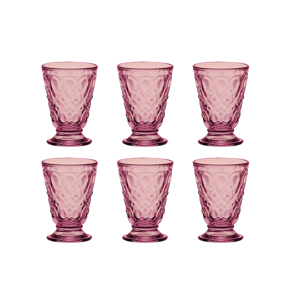 SET 6 VASOS LYONNAIS BURDEO 200ML