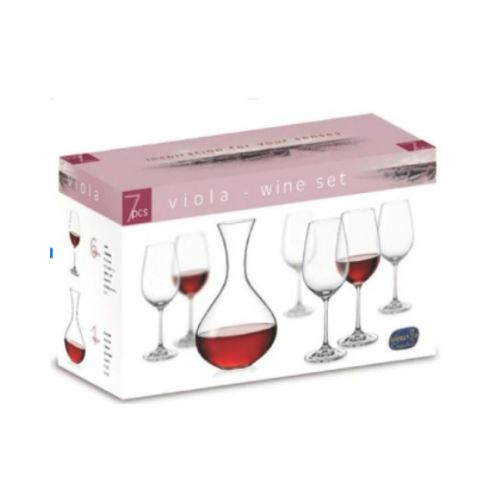 CRYSTALEX SET 7 PIEZAS VIOLA