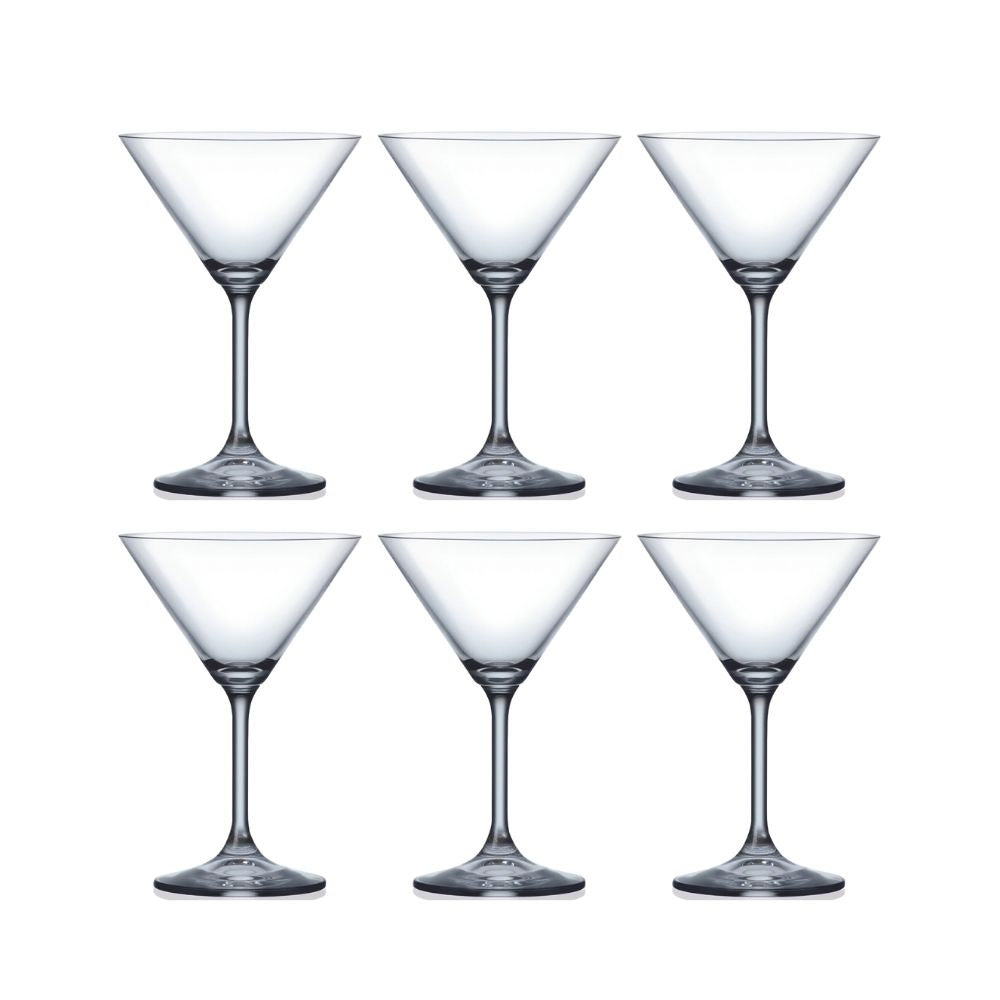 SET 6 COPAS MARTINI LARA CRYSTALEX