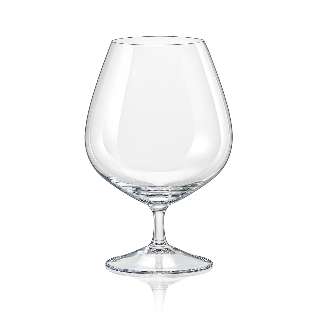 SET DE 6 COPAS CRYSTALEX COGÑAC VIOLA