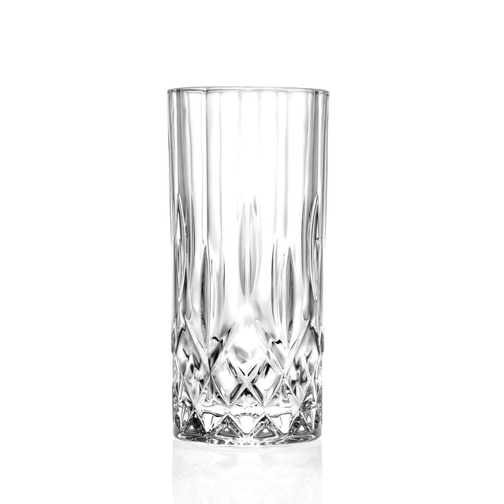 vaso alto tallado