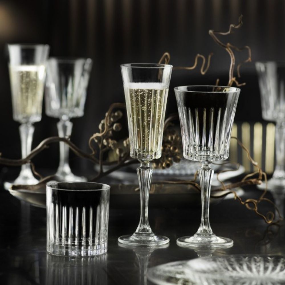 RCR SET 6 COPAS CHAMPAGNE TIMELESS
